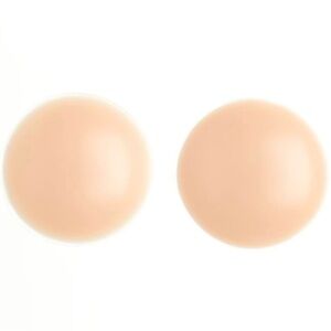(PACK OF 7) Seamless Nude Silicone Reusable Nipple Covers (Beige)